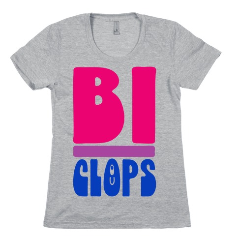 Bi-Clops Bisexual Cyclops Parody Womens T-Shirt