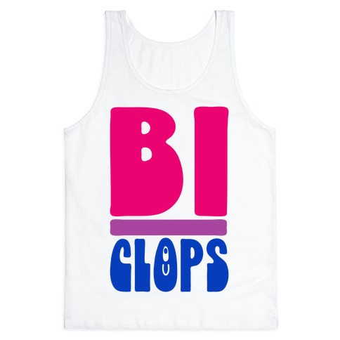 Bi-Clops Bisexual Cyclops Parody Tank Top