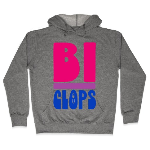 Bi-Clops Bisexual Cyclops Parody Hooded Sweatshirt