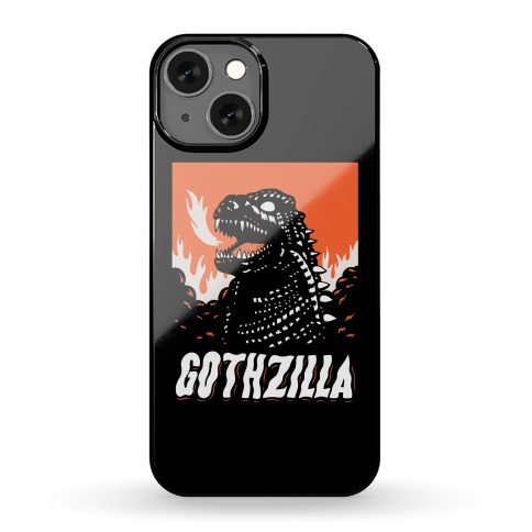 Gothzilla Goth Godzilla Phone Case