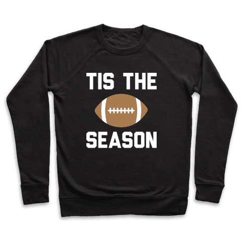 Tis The Football Season (White) - Crewneck Sweatshirt - HUMAN