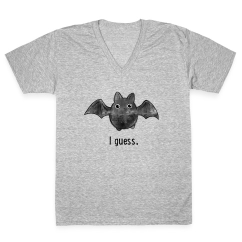 Sassy Cute Bat  V-Neck Tee Shirt