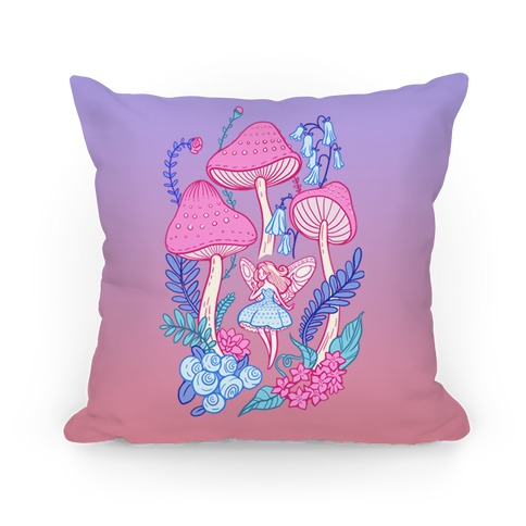 Pastel Fairy Garden Pillow