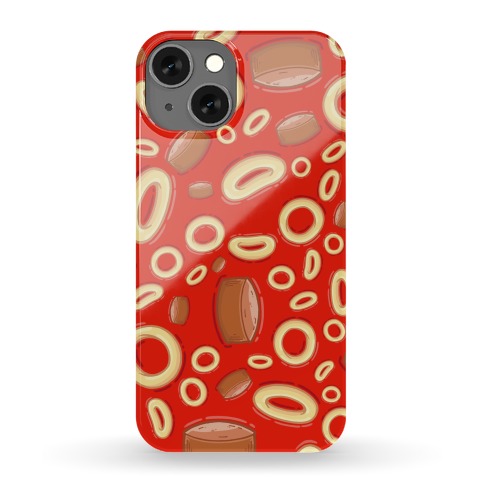 Spaghettios With Franks Pattern Phone Case
