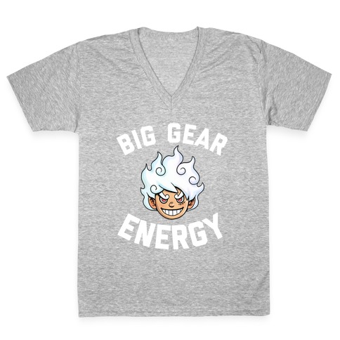 Big Gear Energy  V-Neck Tee Shirt