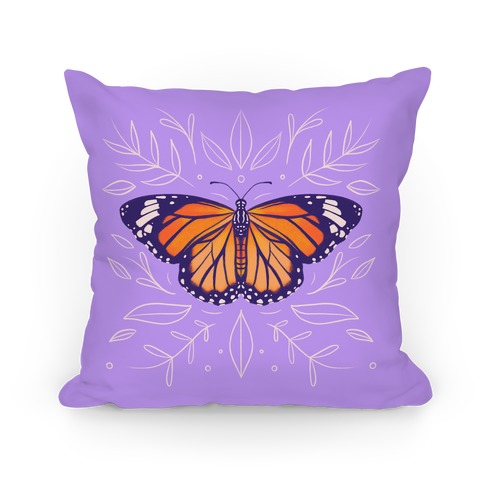 Purple Solo Monarch Pillow
