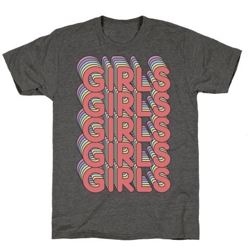 Girls Retro Rainbow T-Shirt