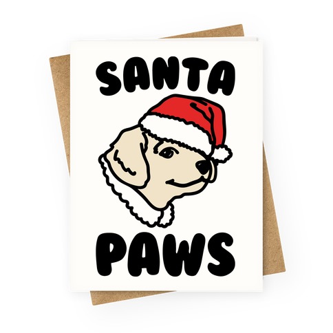 Santa Paws Greeting Card