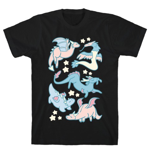 Dreamy Dragon Pattern T-Shirt