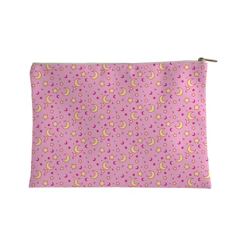 Dreamy Pastel Moon And Stars Accessory Bag