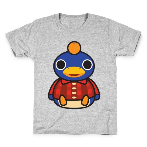 Roald Sitting With An Orange On His Head (Animal Crossing) Kids T-Shirt