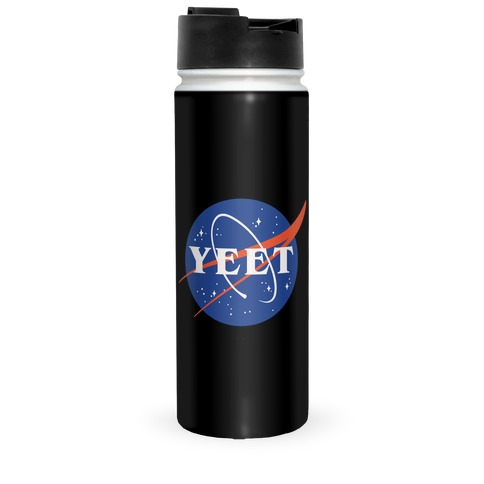 Yeet Nasa Logo Parody Travel Mug