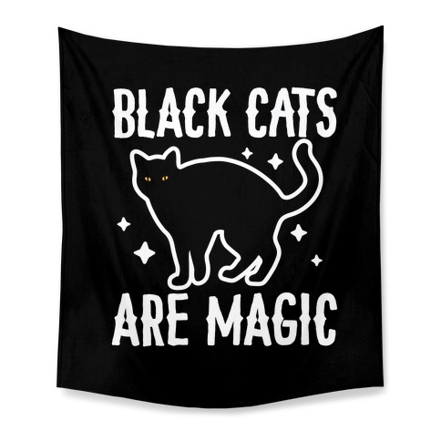 Black Cats Are Magic Tapestry