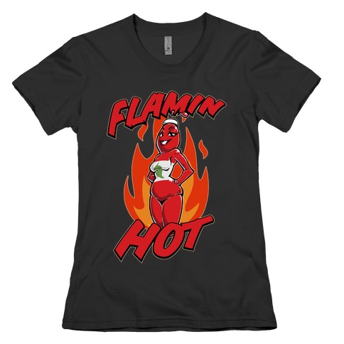 Flamin' Hot Sexy Hot Sauce Womens T-Shirt