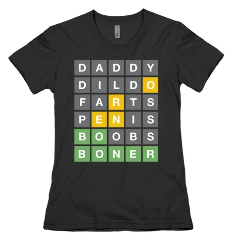 NSFW Word Game Womens T-Shirt