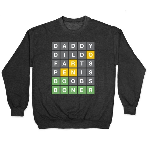 NSFW Word Game Pullover
