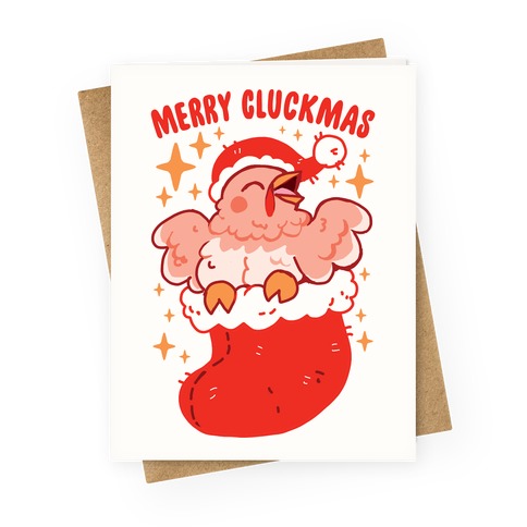 Merry Cluckmas Greeting Card