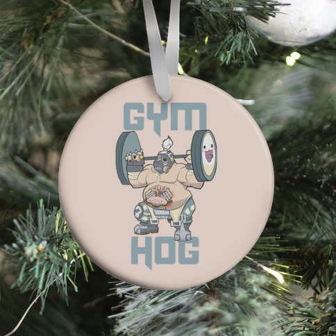 Gym Hog Ornament