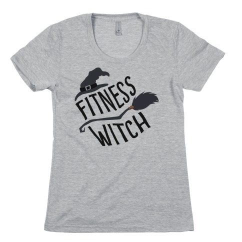Fitness Witch Womens T-Shirt