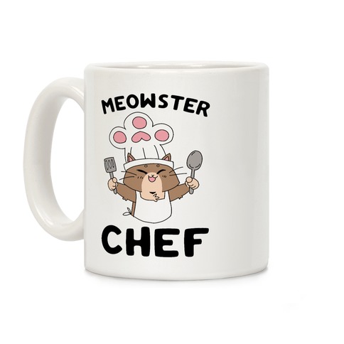 Meowster Chef Coffee Mugs | LookHUMAN