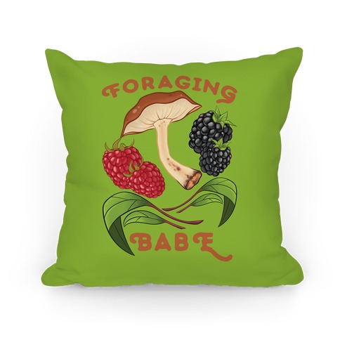 Foraging Babe Pillow