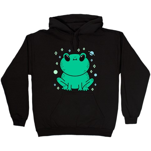 Alien Space Frog Hooded Sweatshirt