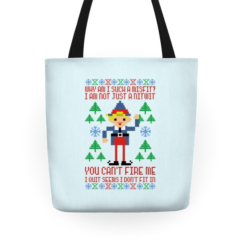 Why am I Such a Misfit I Am Not Just a Nitwit Tote