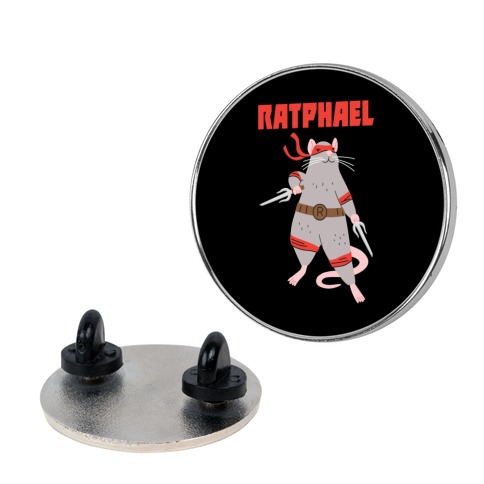 Ratphael (Raphael Rat) Pin