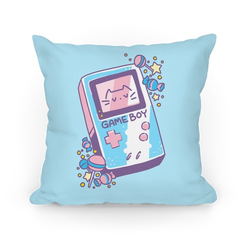 Game Boy - Trans Pride Pillow