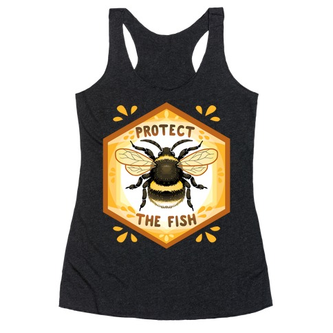 Protect The Fish Racerback Tank Top