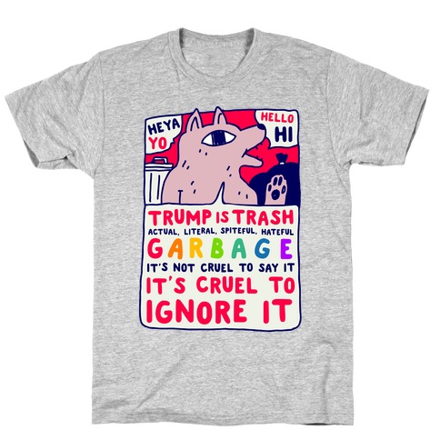 Trump Is Trash Comic T-Shirt