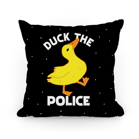 Duck the Police Pillow
