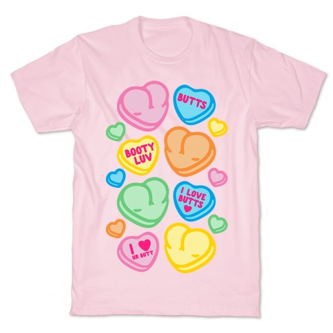 Candy Heart Butts T-Shirt