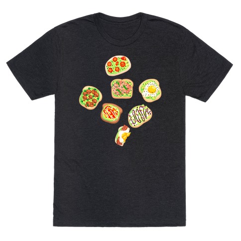 Avocado Toast Pattern T-Shirt