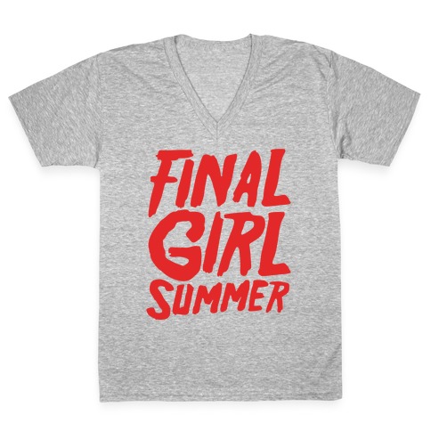 Final Girl Summer Parody V-Neck Tee Shirt