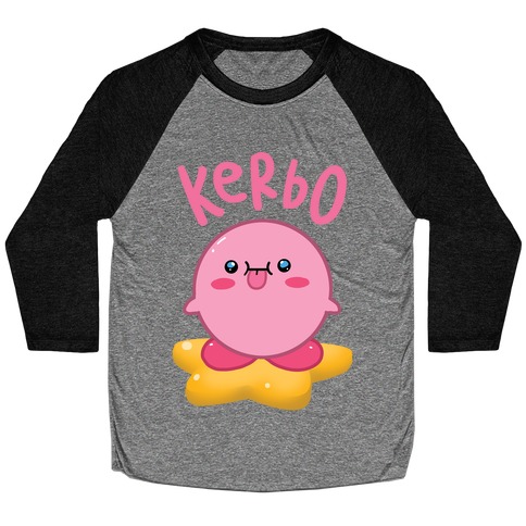 Kerbo Derpy Kirby Baseball Tee