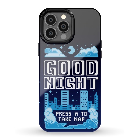 Good Night Game Over Screen Phone Case