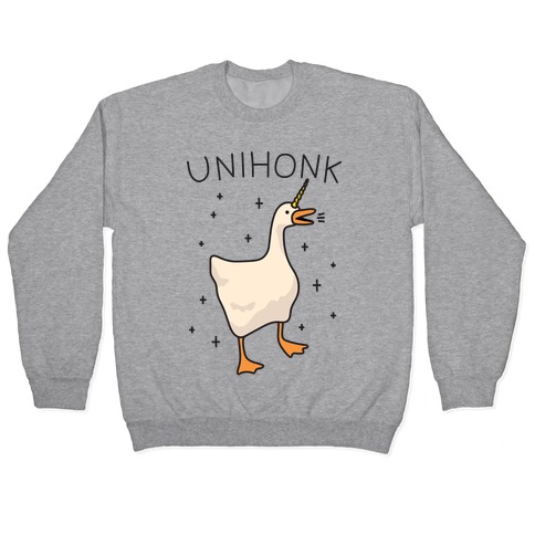 Unihonk Goose Unicorn Pullover