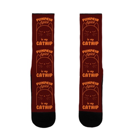 Pumpkin Spice Catnip Sock