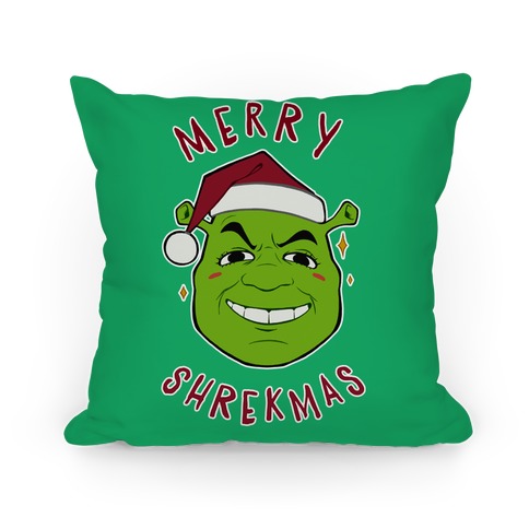 Merry Shrekmas Pillow