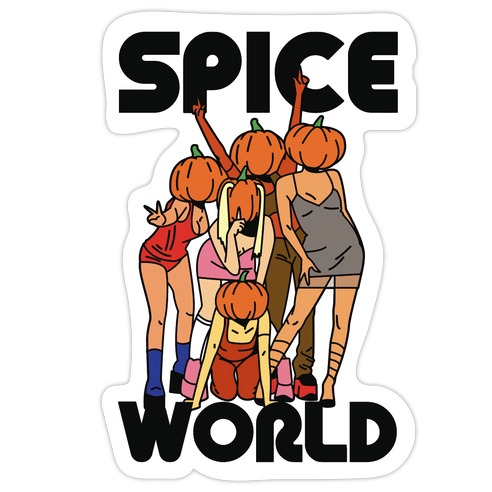 Spice World Pumpkin Spice Die Cut Sticker