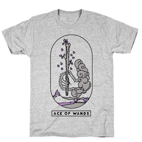 Ace of Wands Asexual Pride T-Shirt