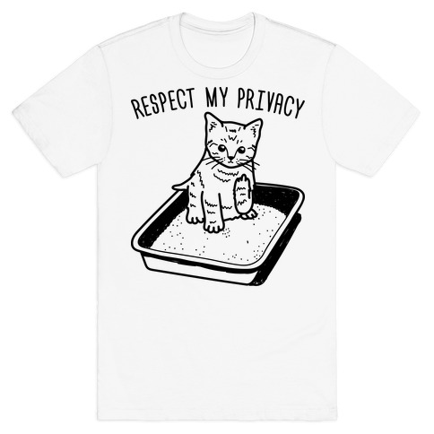 Respect My Privacy Kitten T-Shirt