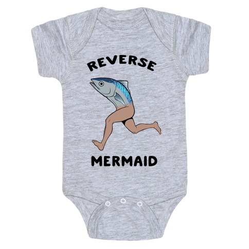 Reverse Mermaid Baby One-Piece