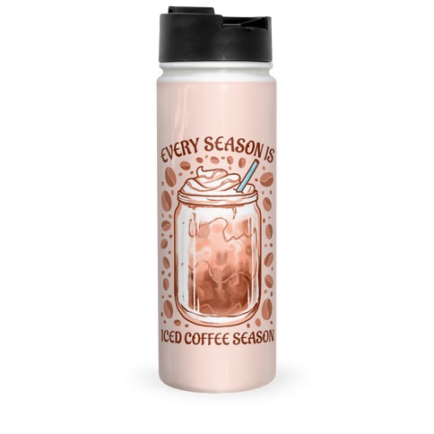 Every Season Is Iced Coffee Season Travel Mug