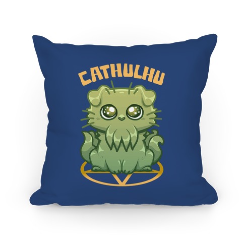 Cathulhu Pillow