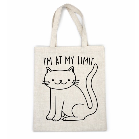 I'm At My Limit Kitten Casual Tote