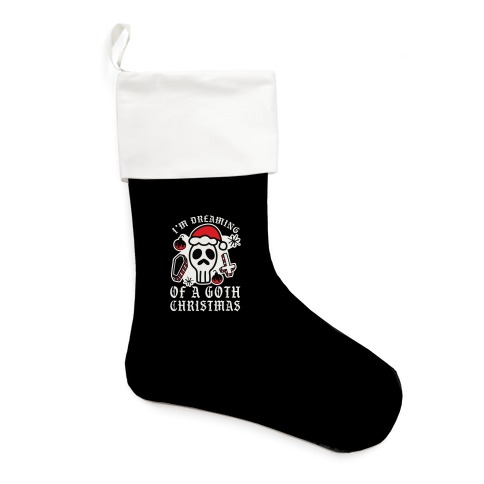 I'm Dreaming of a Goth Christmas Stocking