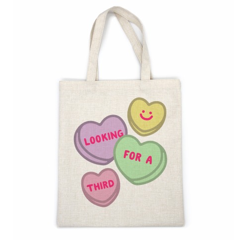 Looking For A Third Candy Hearts Parody Casual Tote