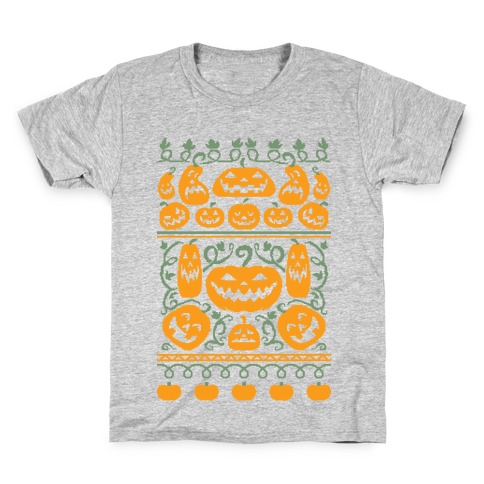 Ugly Pumpkin Sweater Kids T-Shirt